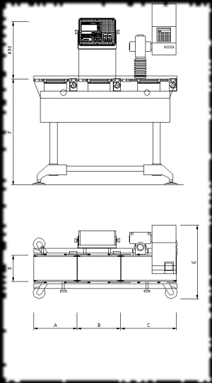 Size Checkweigher HSC350 Standard Checkweighers